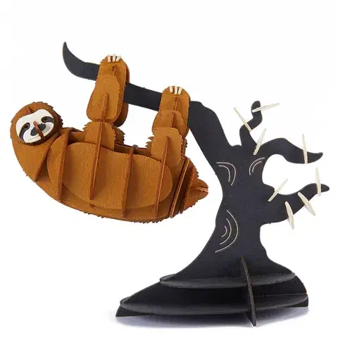 3D puzzle 3D Creative Farebné 3D puzzle Leňochod