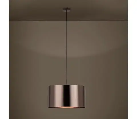 Svietidlá Eglo 39356 - Luster na lanku SAGANTO 1 1xE27/60W/230V medená 39356