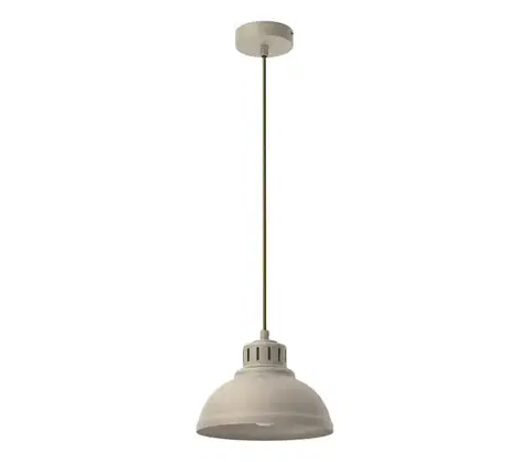 Svietidlá  Luster na lanku SVEN 1xE27/15W/230V béžová 8889