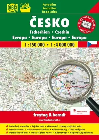 Do auta Česko autoatlas 1:150 000