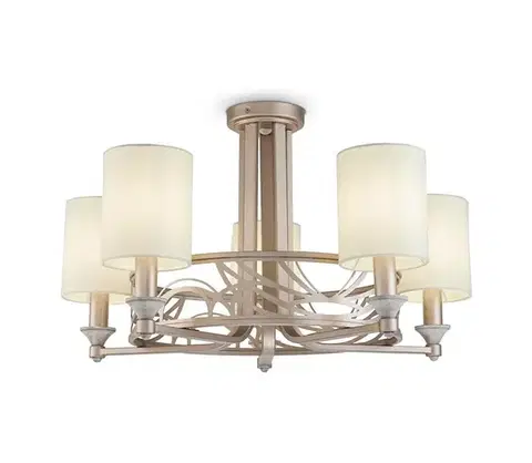 Svietidlá Maytoni H004CL-05BG - Prisadený luster VITTORIA 5xE14/40W/230V H004CL-05BG
