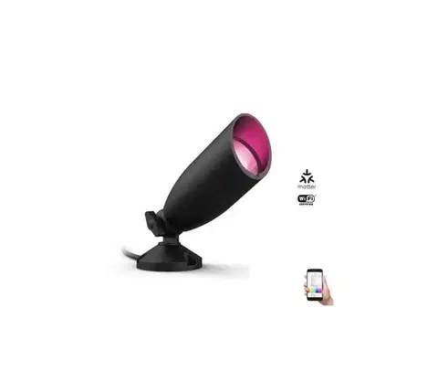 Záhradné lampy WiZ - LED RGBW Stmievateľné vonkajšie bodové svietidlo SPOT LED/4W/12V IP65 Wi-Fi 872016907165000