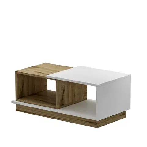 Konferenčné stolíky Konferenčný stolík Viana White and Oak