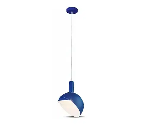 Svietidlá  Luster na lanku 1xE14/60W/230V modrá 3925