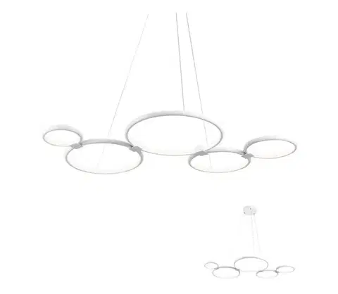 Svietidlá Redo 01-1742 - LED Luster na lanku RADIUS LED/45W/230V biela 01-1742