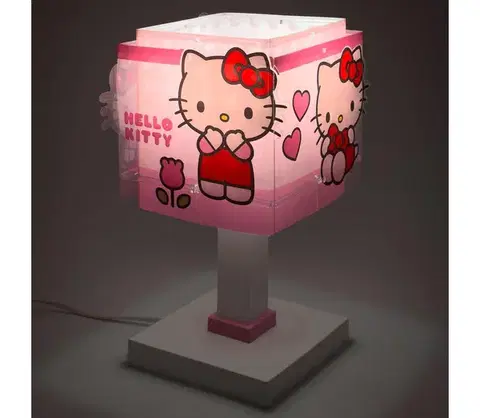 Lampy Dalber 73261 - LED detská lampička HELLO KITTY 1xG4/4W/230V ružová 73261