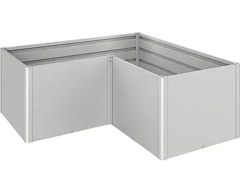 Truhlíky Biohort Zvýšený kvetináč na zeleninu BIOHORT L 201,6 x 201,6 x 77 cm (strieborná metalíza)