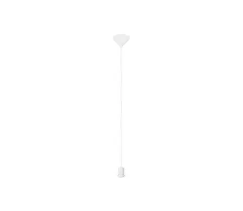 Predlžovacie káble Eglo 300168 - Napájací kábel CURITIBA 1xE27/40W/230V biela 300168