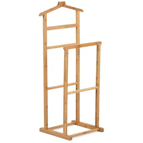 Regály a poličky Nemý sluha Paul, bambus, 39 x 35 x 103 cm