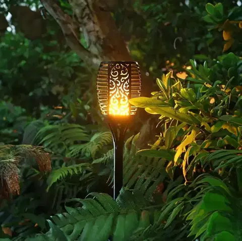 Solárne dekoračné lampy Solárna lampa FAKĽA 41CM VO2222