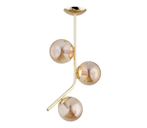 Svietidlá  Luster na tyči LALEN 3xE14/40W/230V béžová 62277