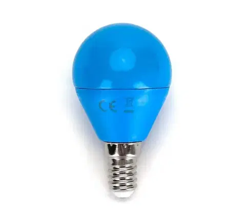 LED osvetlenie  B.V. LED Žiarovka G45 E14/4W/230V modrá -  100003OFW