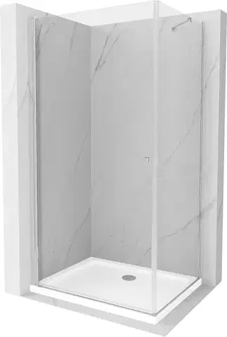 Vane MEXEN/S - Pretória sprchovací kút 90x120, transparent, chróm + sprchová vanička vrátane sifónu 852-090-120-01-00-4010