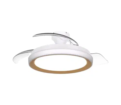 Ventilátory Philips - LED stmievateľné stropné svietidlo s látorom BLISS LED/35W/230V zlaté + diaľkové ovládanie 872110309606700