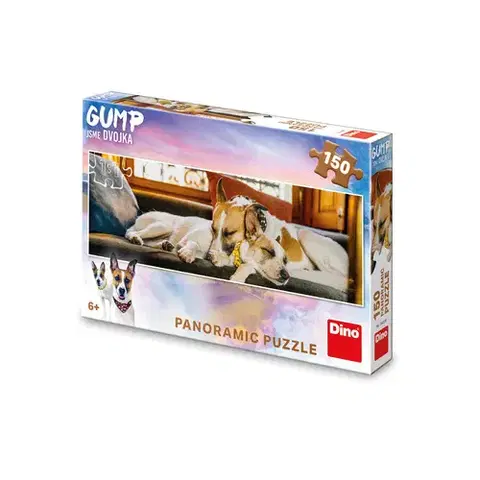 Od 100 dielikov Dino Toys Puzzle Gump: Sme dvojka na gauči 150 panoramic Dino