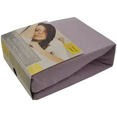 Bytový textil Froté plachta s gumkou 1,8/2,0 kol20 fialová