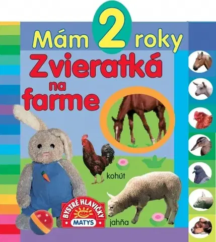 Leporelá, krabičky, puzzle knihy Mám 2 roky - Zvieratká na farme