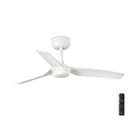 Ventilátory FARO Barcelona FARO 33820 - Stropný látor MINI PUNT S biela pr. 90 cm + diaľkové ovládanie 33820