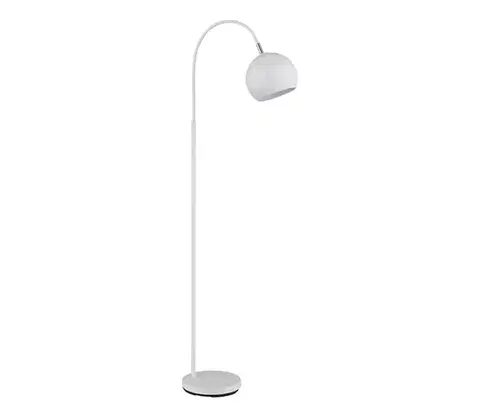 Lampy Globo 24779W - Stojacia lampa BENNO 1xE27/60W/230V biela 24779W
