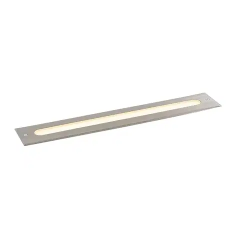 Vonkajšie zápustné svietidlá Moderný zemný reflektor oceľ 50 cm vrátane LED IP65 - Eline