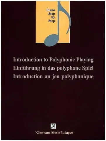 Hudba - noty, spevníky, príručky Einführung in das polyphone Spiel