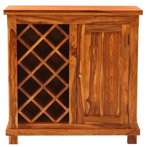 Barové stolíky Barová skriňa Jali 90x90x45 z indického masívu palisander