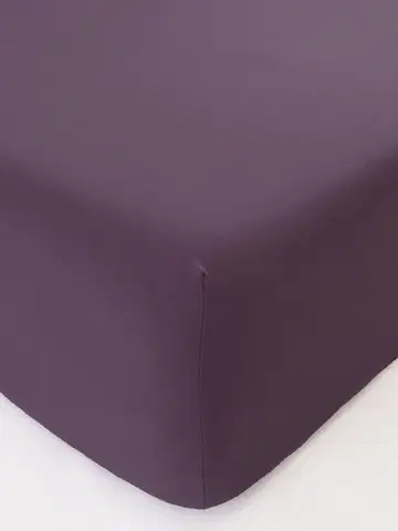 Plachty MKLozkoviny.sk Jersey plachta s elastanom Deluxe 140 × 200 cm – ametystová