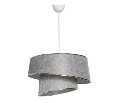Svietidlá  Luster na lanku BARETTE 1xE27/60W/230V strieborná/lesklý chróm 390FLH1632