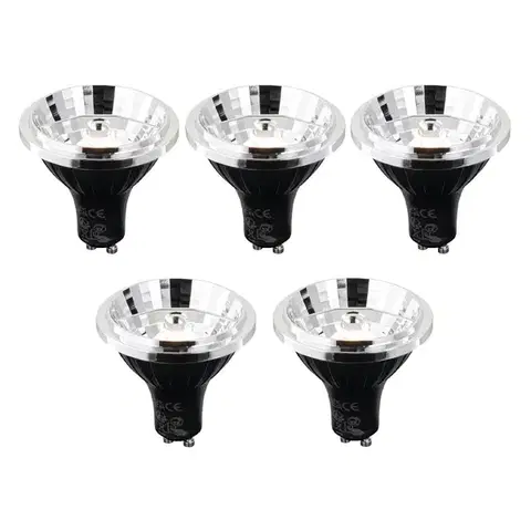 LED osvetlenie Sada 5 GU10 3-krokových stmievateľných Kelvin LED žiaroviek 70 mm 6 W 500 lm 2200 - 3600 K
