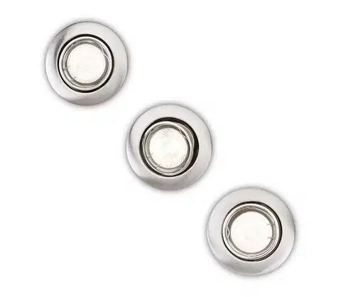 Svietidlá Philips 59243/17/E7 - SADA 3x Podhľadové svietidlo 1xGU10/50W/230V 59243/17/E7