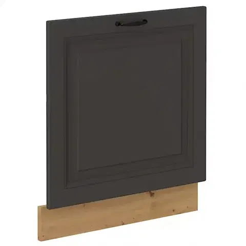 Dvierka a čelá zásuviek pre kuchynske skrinky Dvierka na umývačku STILO grafit mat/artisan Dvierka zm 570x596