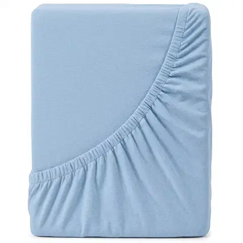 Plachty 4Home jersey prestieradlo Lycra modrá, 100 x 200 cm