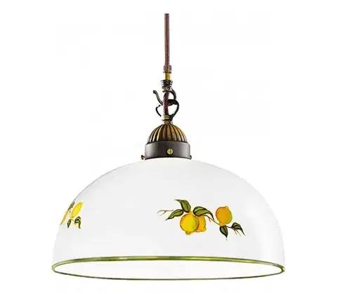 Svietidlá Kolarz 731.32.138 - Luster na lanku NONNA 1xE27/75W/230V pr. 36 cm citróny 731.32.138