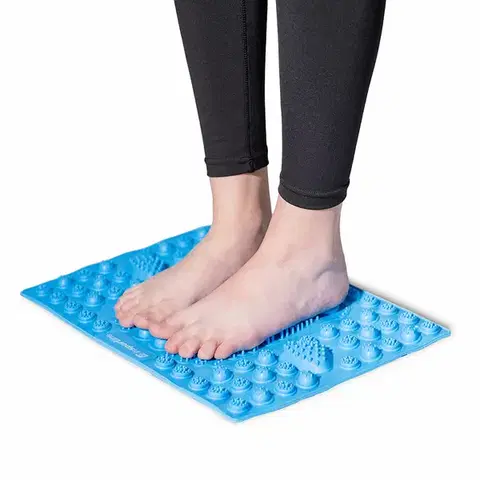 Masážne prístroje Masážna podložka pod chodidlá inSPORTline Tilsipur 39x29 cm modrá