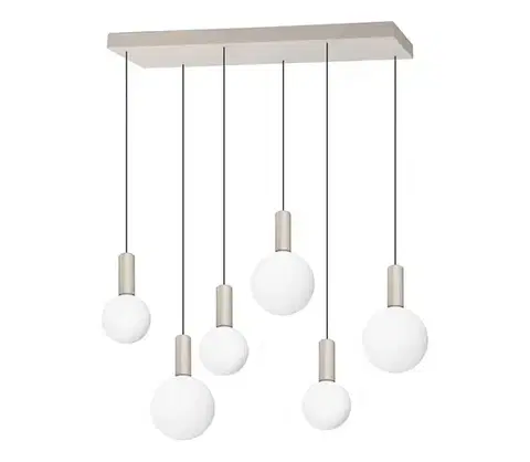 Svietidlá Ideal Lux - LED luster na lanku ODEON LED/39W/230V CRI 90 béžová/biela 349220