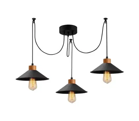 Svietidlá  Luster na lanku MANAVGAT 3xE27/40W/230V pavúk 525NOR1250
