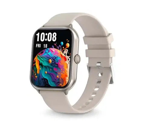 Predlžovacie káble Aligator AW10SR - Inteligentné hodinky Watch GO 220 mAh IP67 krémová AW10SR