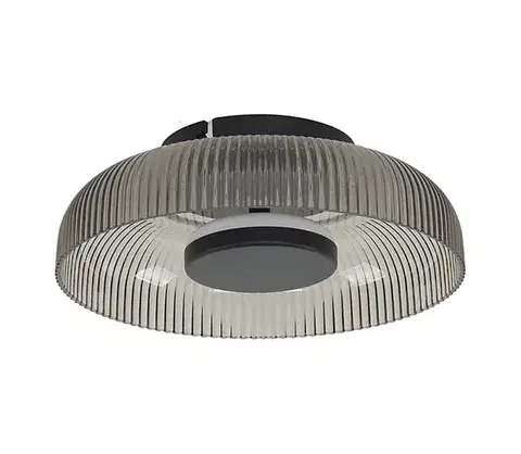 Svietidlá  WL-36482-GR-LED Stropné svietidlo PASSO LED/8W/230V 3000K priemer 25 cm dymové/čierne WL-36482-GR