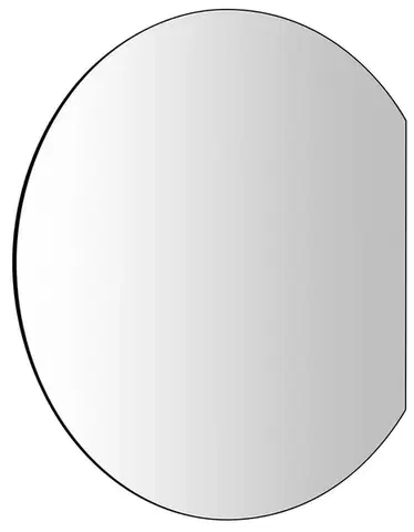 Kúpeľňové zrkadlá SAPHO - DARA CUT LED podsvietené zrkadlo 20W, ø 100x90cm, vykurovacia fólia 34900CI