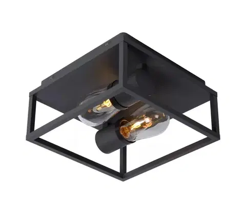Svietidlá Lucide 27100/02/30 - Kúpeľňové stropné svietidlo CARLYN 2xE14/6W/230V IP54 27100/02/30