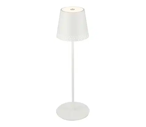 Lampy Brilo - LED nabíjateľná dotyková stolná lampa KIKI LED/2,6W/5V IP44 2600 mAh biela 7438-016