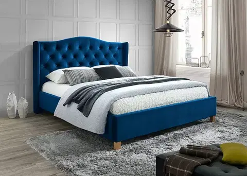 Postele Posteľ ASPEN VELVET 160 Signal