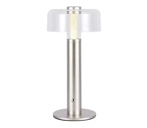 Lampy  LED Stmievateľná dobíjacia stolná lampa LED/1W/5V 3000K 1800 mAh zlatá 7943