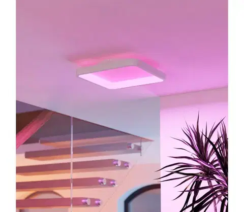 Svietidlá Eglo 901913 - LED RGBW stmievateľné stropné svietidlo LORETELLO-Z LED/20W/230V 35x35cm biela 901913