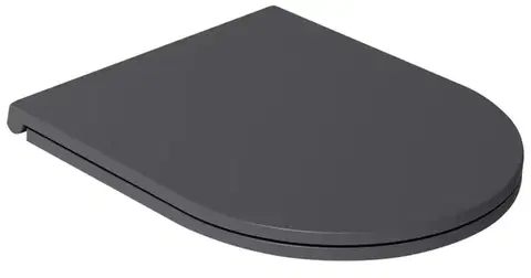 Záchody ISVEA - INFINITY WC sedátko SLIM, Soft Close, Easy Take, antracit 40KF0522I-S