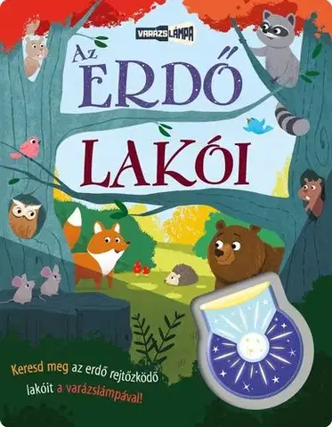 Leporelá, krabičky, puzzle knihy Varázslámpa - Az erdő lakói - Andrea Pataki