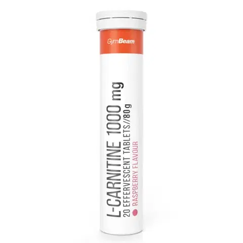 L-Karnitín GymBeam L-Karnitín 1000 mg šumivý 20 tab. malina