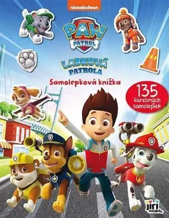 Nalepovačky, vystrihovačky, skladačky Samolepková knižka Labková patrola