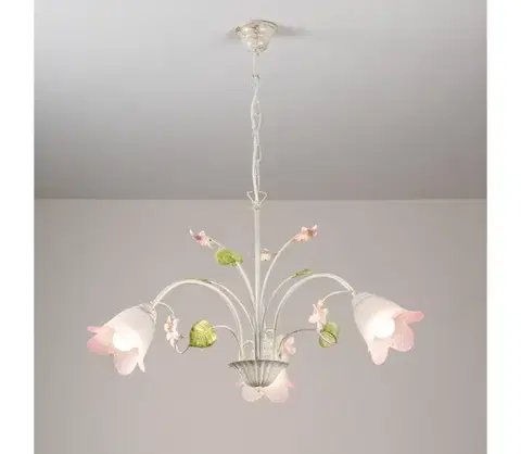 Svietidlá ONLI - Luster na reťazi BOTTON DORO 3xE14/6W/230V 4217/3