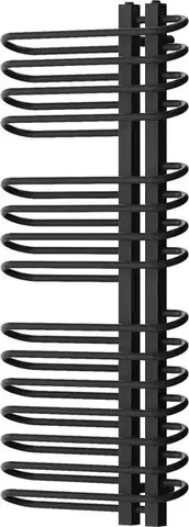 Radiátory do kúpeľne MEXEN - Ops vykurovací rebrík/radiátor 1300 x 550 mm, 694 W, čierna W122-1300-550-00-70